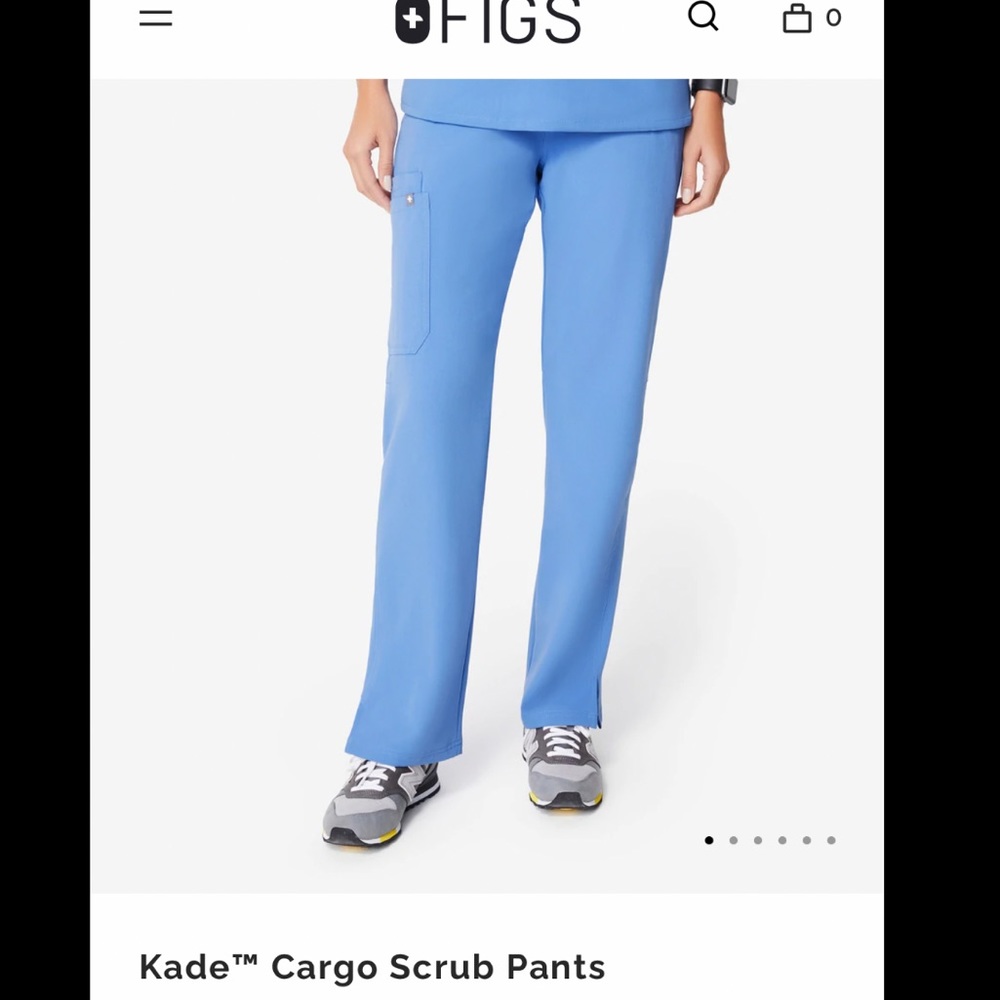 Ceil blue womens figs scrub pants